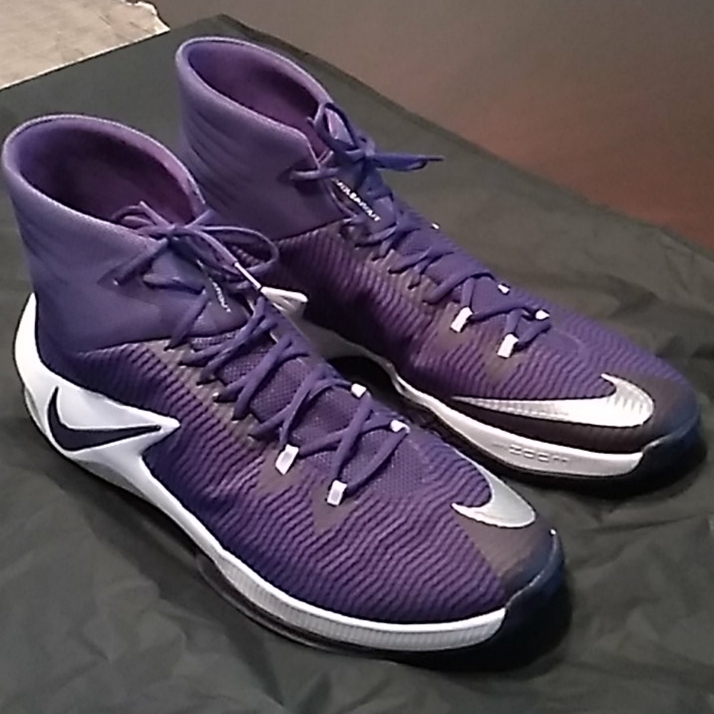 Nike Zooms basketball shoes.